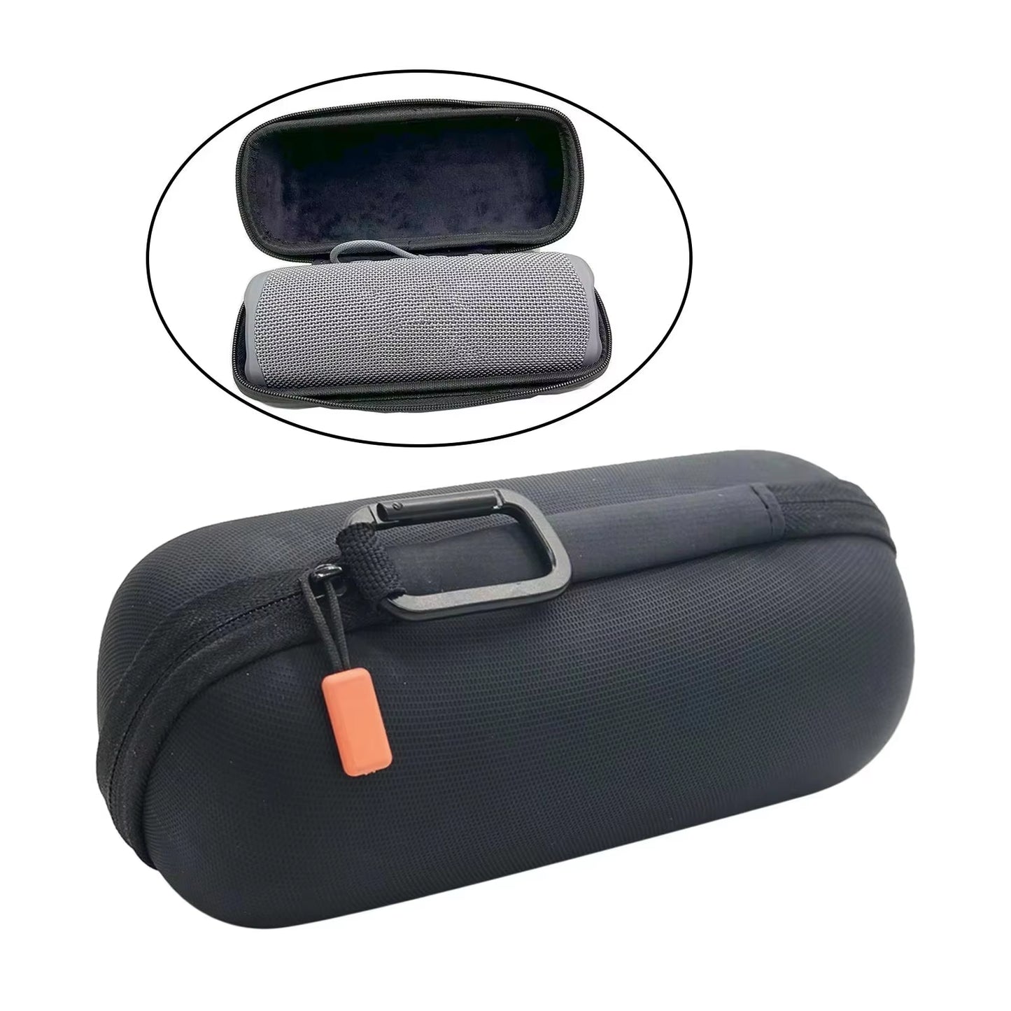 EVA Hard Carrying Case for JBL Flip 3/4/5/6, Portable Outdoor Wireless Speaker Protective Organizer Bag Box for Flip6 5