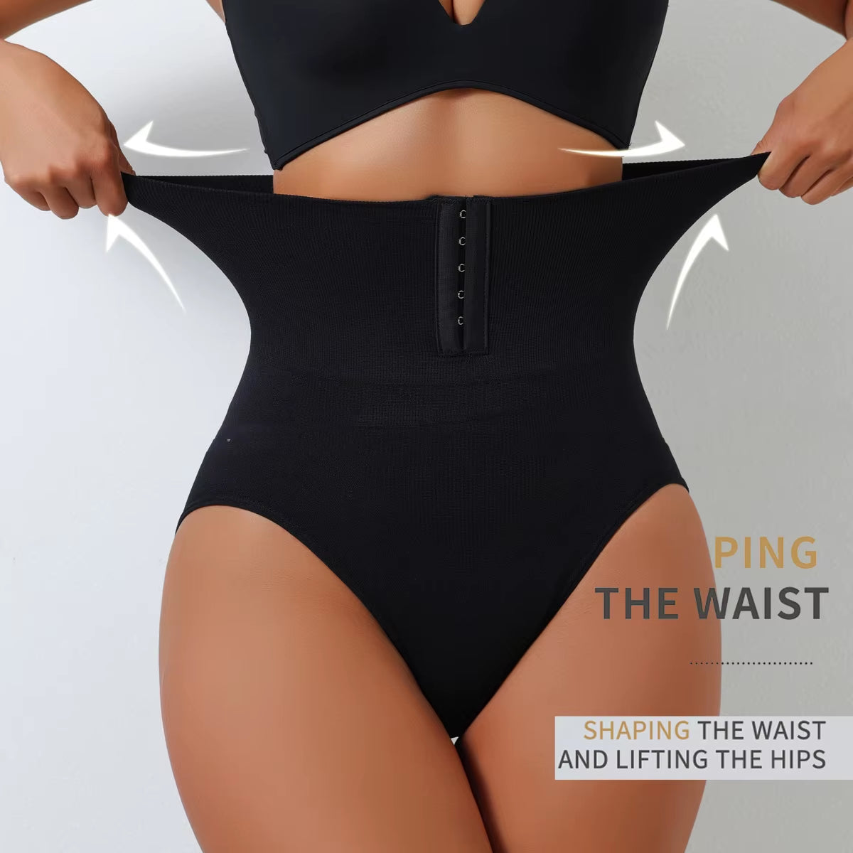1Pcs Women High Waist Shaping Briefs Buckle Adjustment Body Shaper Slimming Underwear Butt Lifter Control Pantie Shapewear Pant