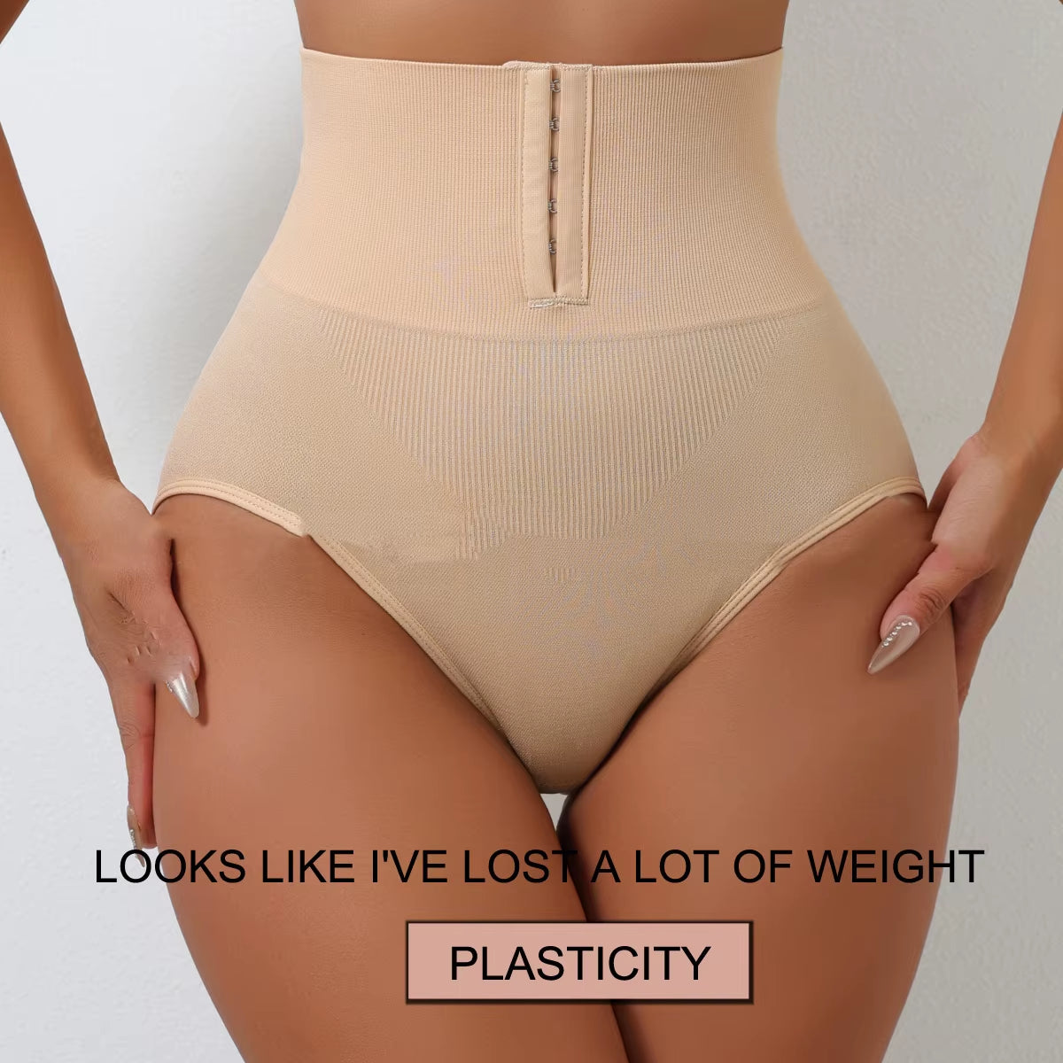 1Pcs Women High Waist Shaping Briefs Buckle Adjustment Body Shaper Slimming Underwear Butt Lifter Control Pantie Shapewear Pant