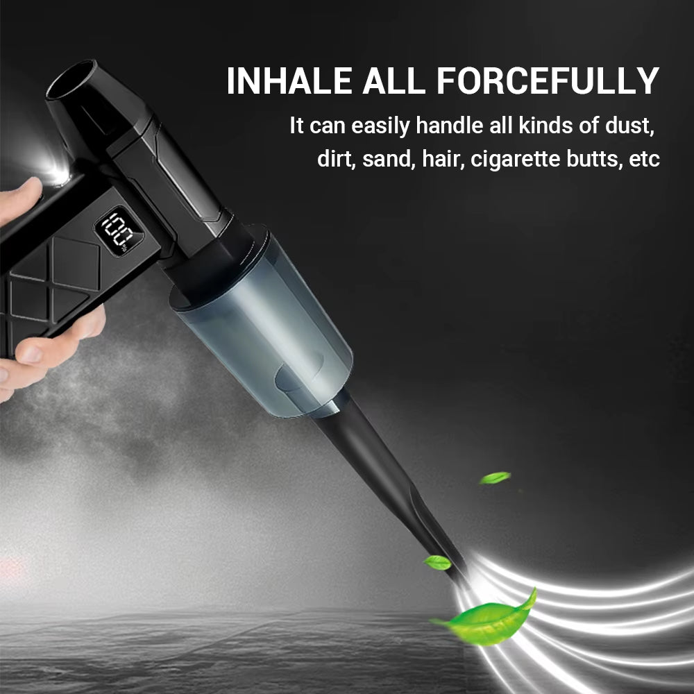 Powerful Dust Blower 800000RPM Brushless Motor Outdoor Air Duster Blower Type-C Rechargeable Air Blower Cleaning PC Turbo Fan