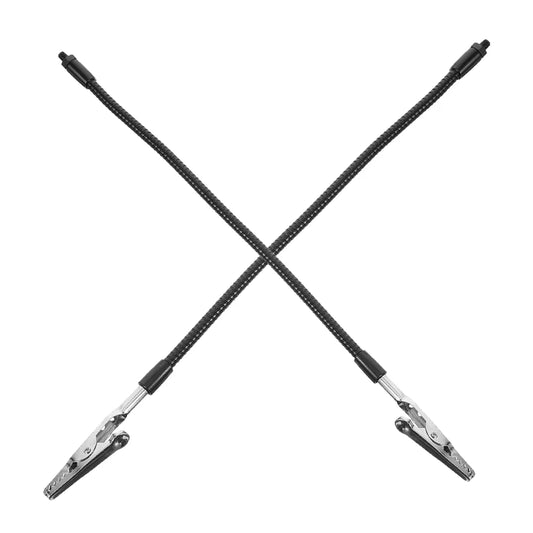 2 Pcs Clamp Adjustable Welding Holder Stainless Steel Soldering Tool Third Hand Magnifier Cable Winder Accessories
